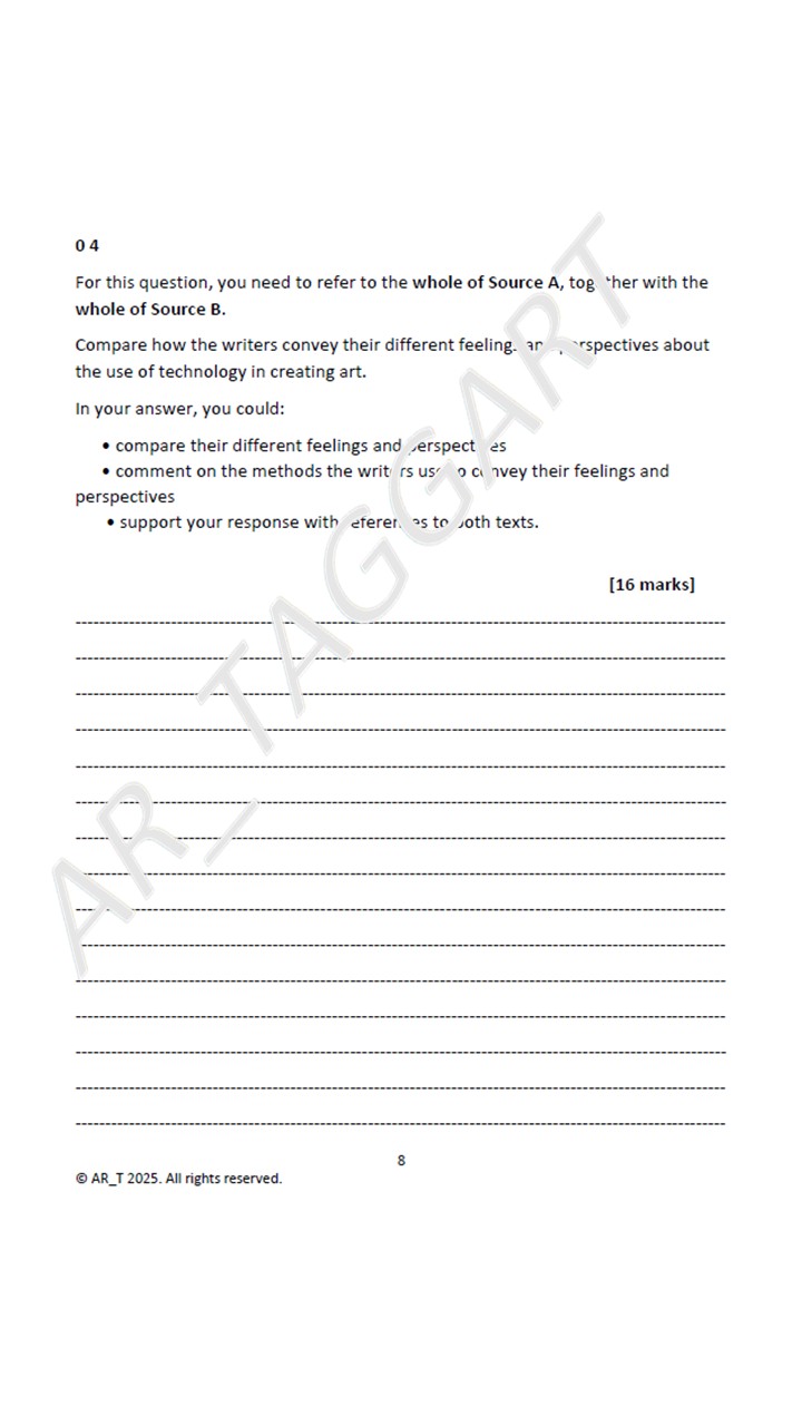 Three AQA 2026 English Language Paper 2 Mocks + Models | Teaching Resources