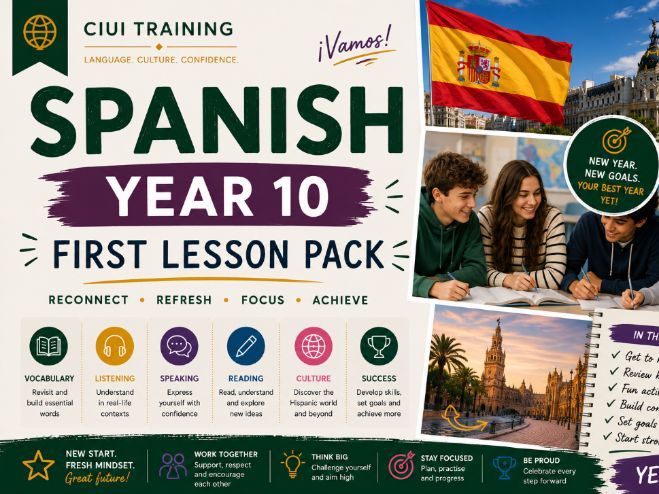 Spanish GCSE First Lesson | Year 10 | Back to School | GCSE Introduction | Editable Lesson Pack