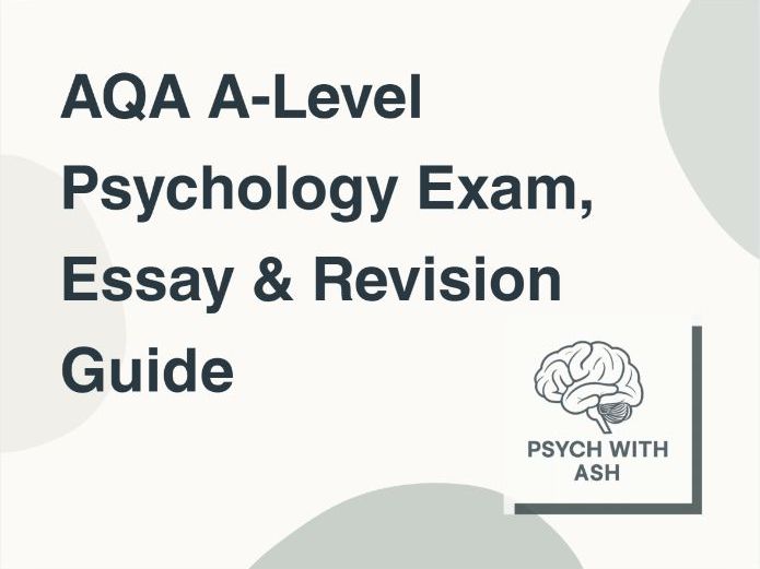 AQA A-Level Psychology Revision Guide