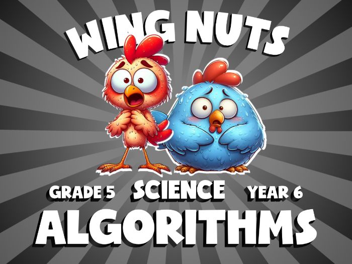 Algorithms WING NUTS Science Game | No-Prep Year 6 Review Activity