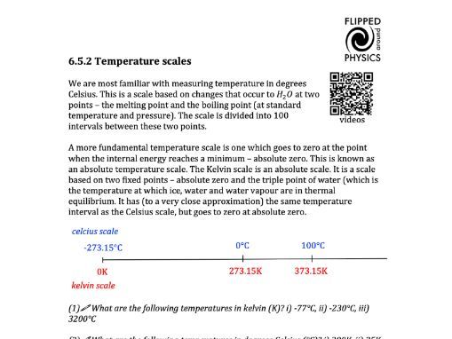 Temperature scales