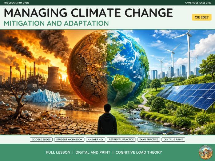 Managing Climate Change | IGCSE Geography 0460 | Slides & Workbook