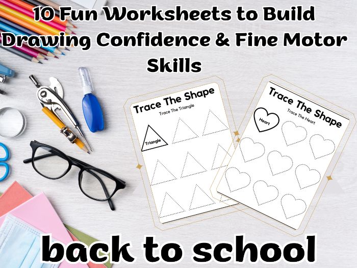 Shape School : A Pre-Writing Tracing Adventure