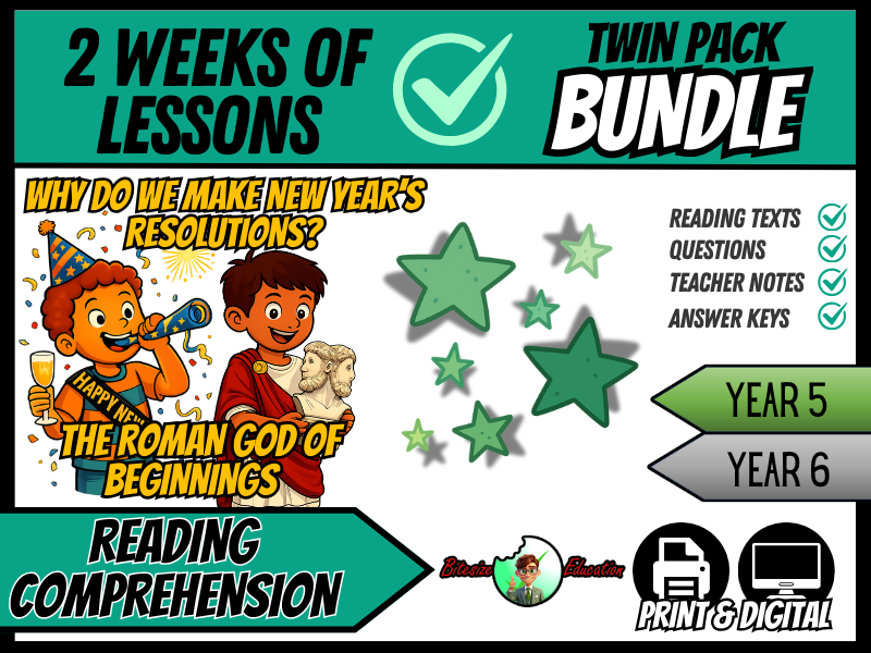 The History Of New Year | Bundle | Reading Comprehension | Year 5/6