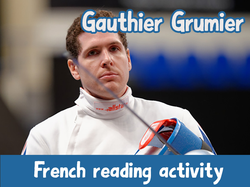 Gauthier Grumier reading for French learners Teaching Resources