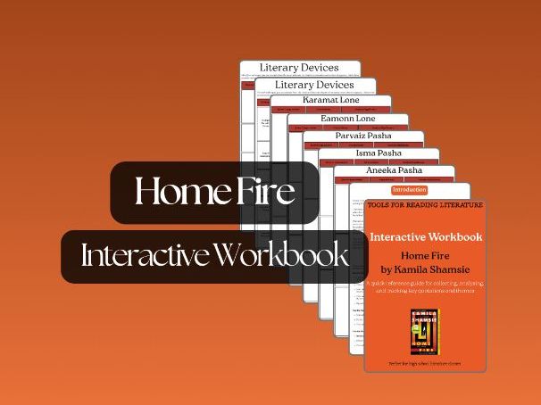 Home Fire – Interactive Workbook: Key Quotes, Themes & Literary Devices