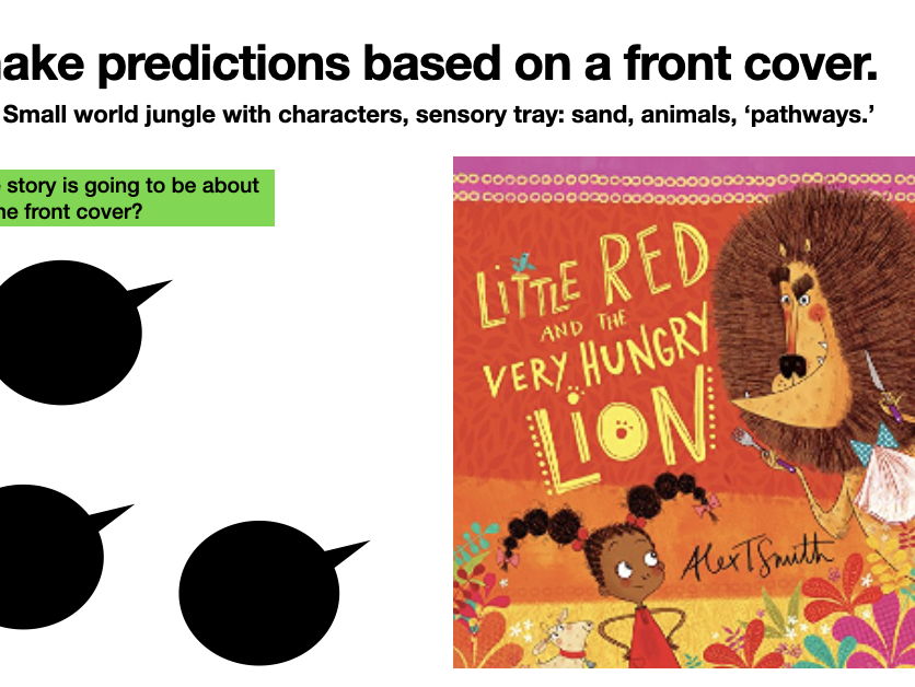 Talk4Writing PowerPoint EYFS - 2 weeks (7 lessons)- Little Red and the Very Hungry Lion