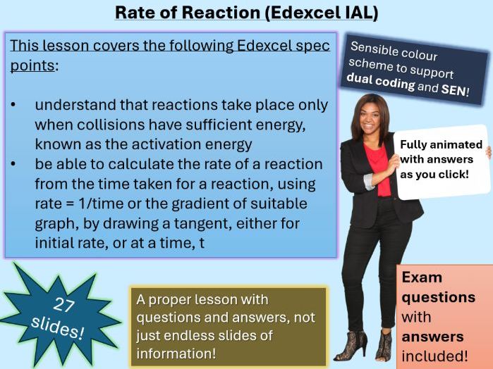 Rate of Reaction | Collision Theory - Full Lesson (click for video preview)