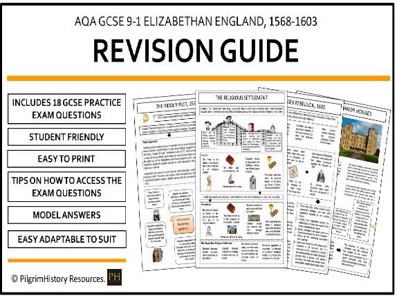 AQA GCSE Elizabethan England 1558-1603 Revision Guide