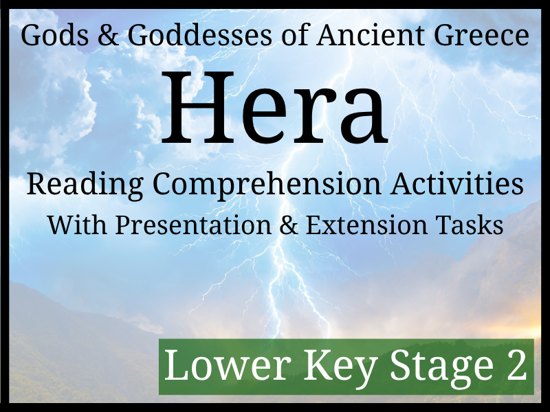 Hera Reading Comprehension Activities | Year 3 & Year 4 | LKS2