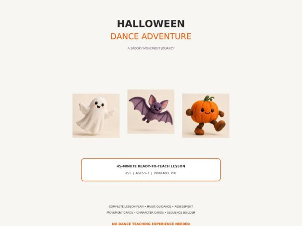 Halloween Dance Adventure - KS1 Lesson