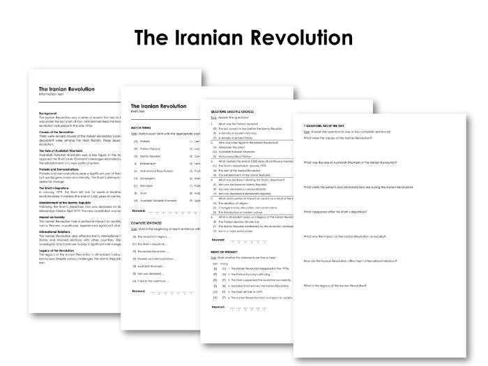 The Iranian Revolution Teaching Resources The Iranian Revolution Teaching Resources
