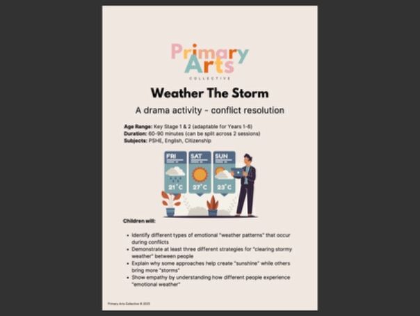 Weather the Storm - A Conflict Resolution Drama Activity