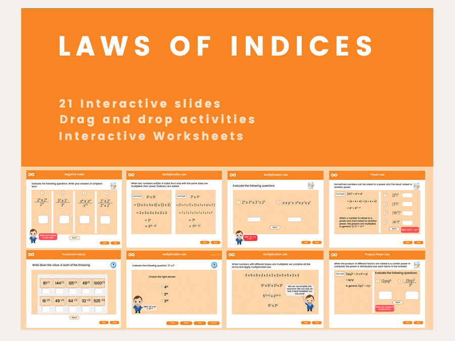 Indices Year 9, Key stage 3 Teaching Resources