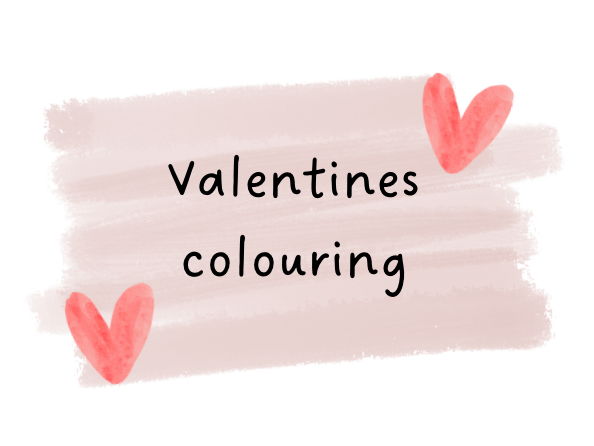 Valentine colouring