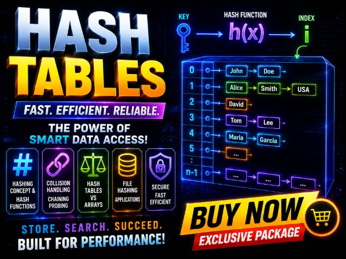 Hash Tables | Complete Lesson Pack for Cambridge IGCSE, AS & A-Level Computer Science