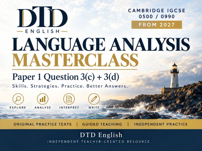IGCSE Cambridge 0500 2027 Language Q3