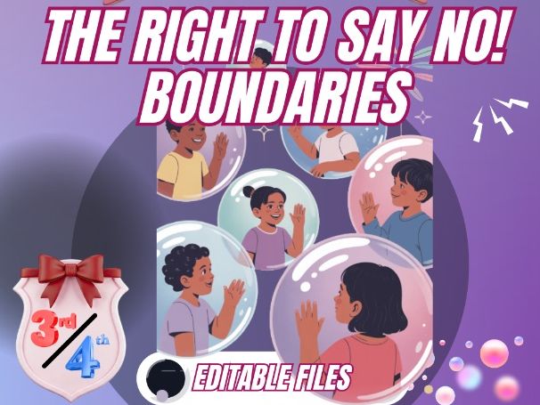 The Right to Say No – Personal Boundaries & Body Safety Lesson Pack (Primary)