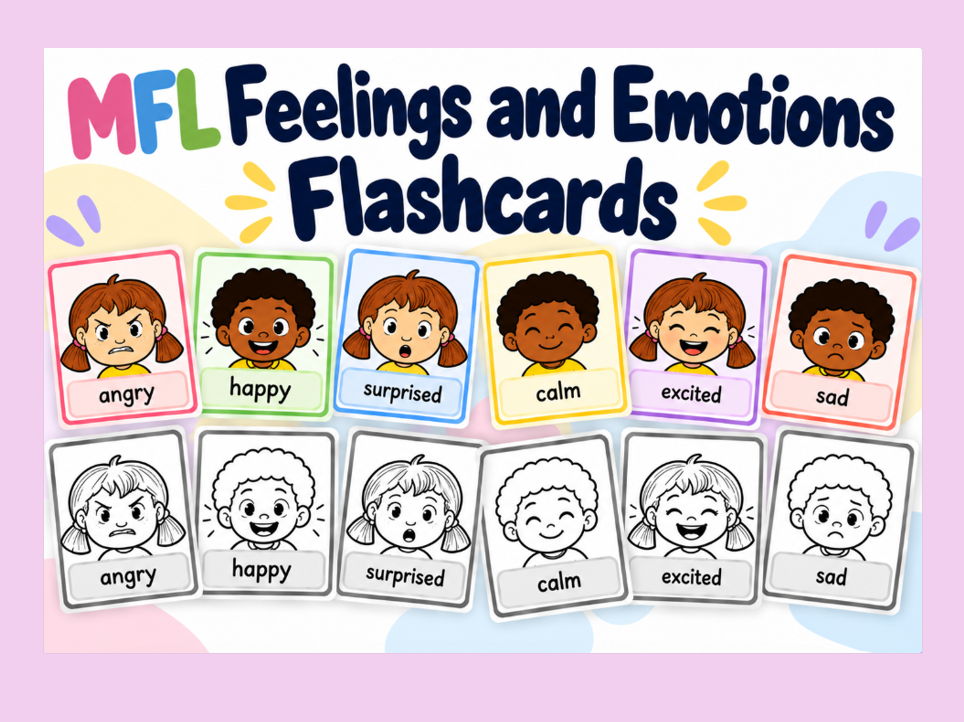 MFL Feelings and Emotions Flashcards