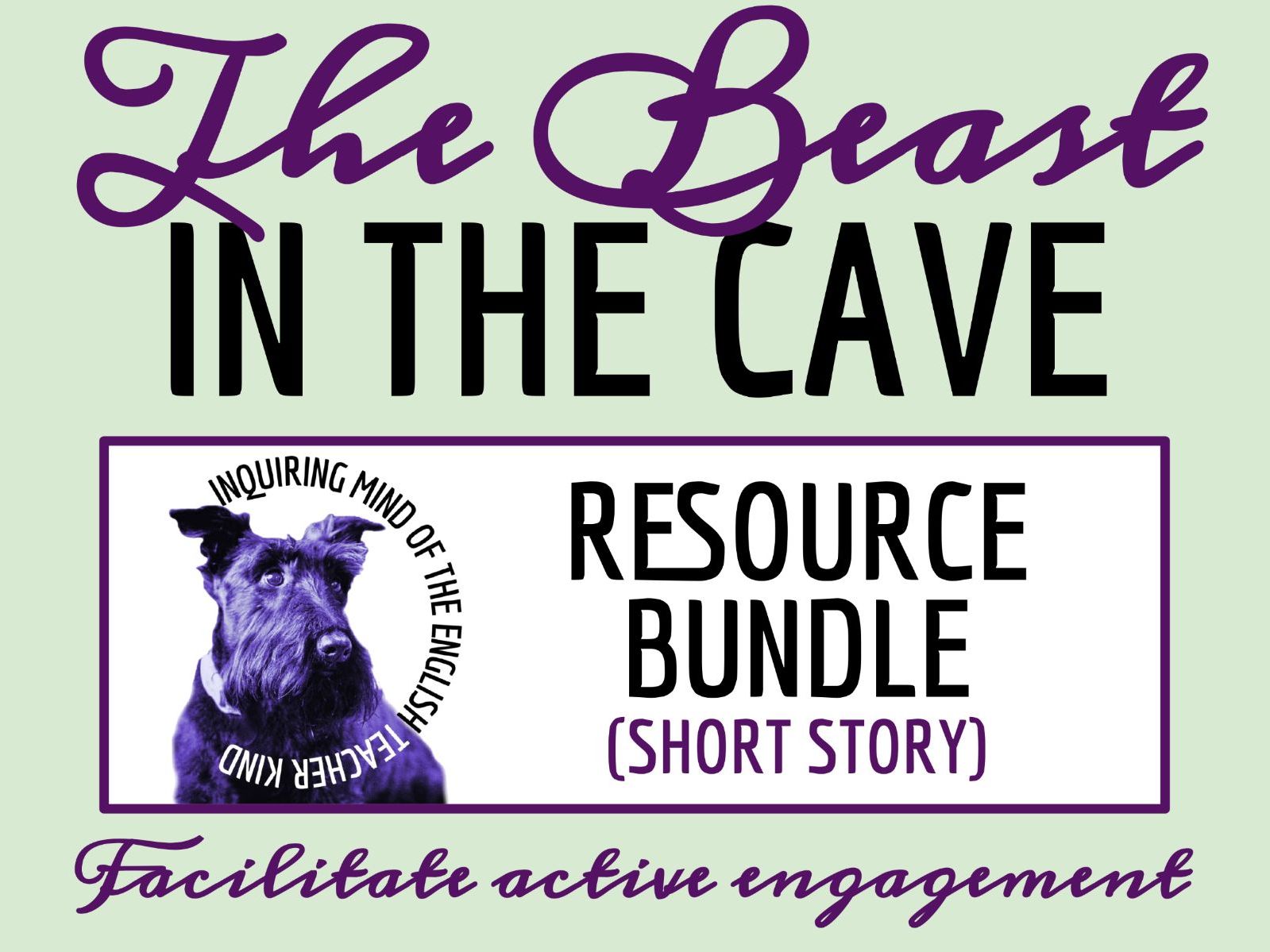 "The Beast in the Cave" by H.P. Lovecraft Quiz, Analysis Worksheets, and Vocabulary Games (Bundle)