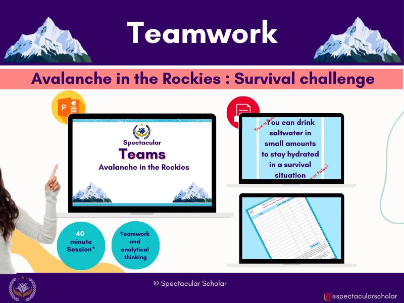 Teambuilding | Avalanche in the Rockies | Critical thinking | Team Activity |
