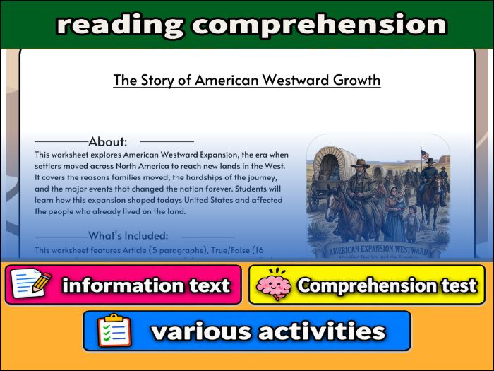 The Story of American Westward Growth  & Comprehension ����Vlogt
