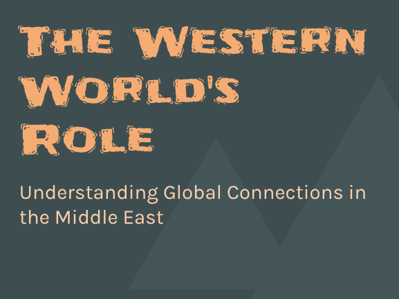The Middle East - The Western World's Role