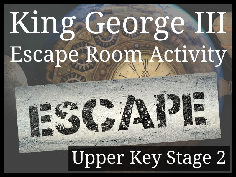 King George III Escape Room Activity