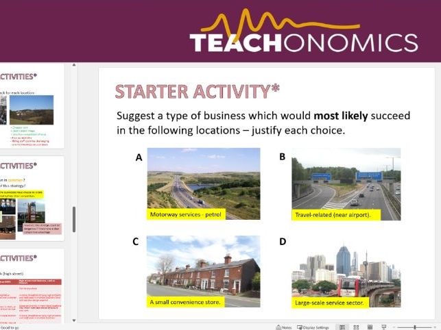 3. Location - Topic 1.4 - Edexcel GCSE Business - Theme 1