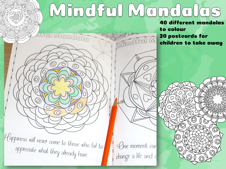 Mindful Mandalas for mindfulness colouring