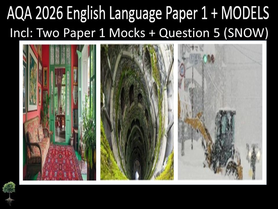 Two AQA 2026 English Language Paper 1 | MODELS + Q5 (SNOW)