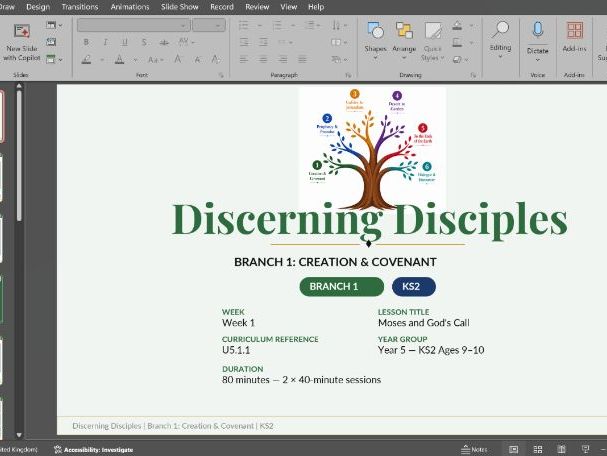 YEAR 5 FREE RE SLIDES/Creation and Covenant/Branch 1/Lesson 1