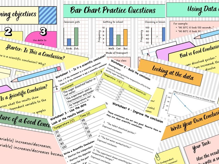 Year 7 Science – Writing Scientific Conclusions from Data & Graphs