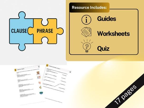 Phrases and Clauses - English Language Lesson Plan