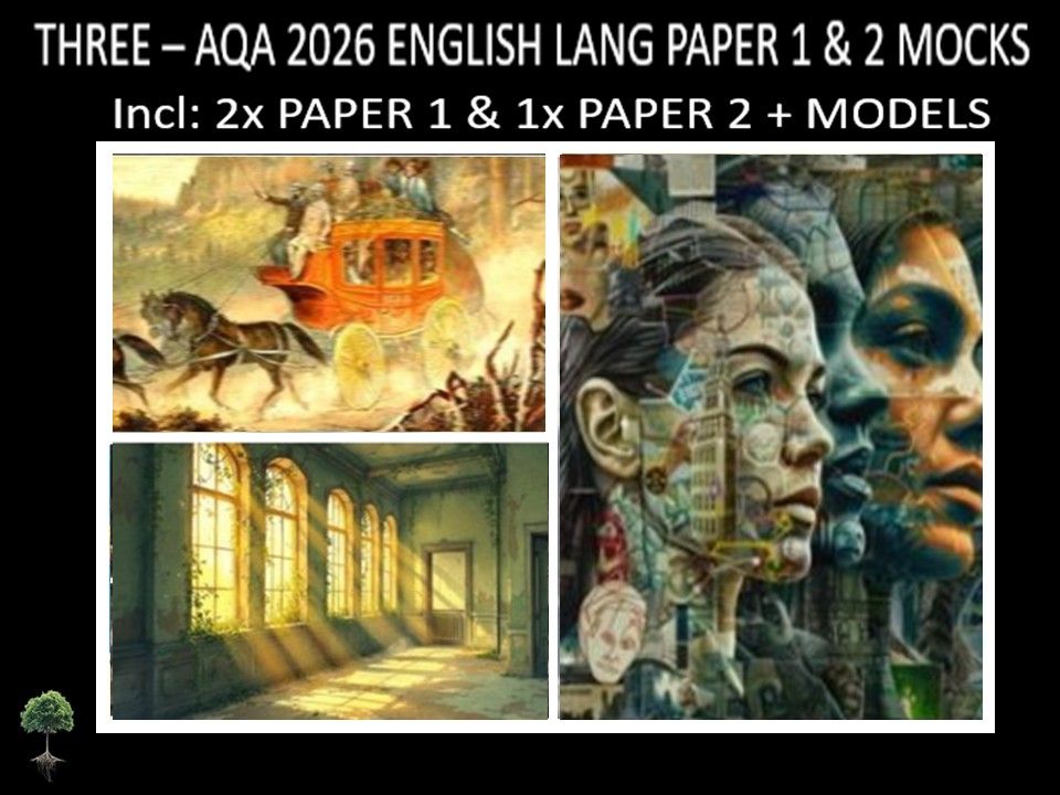 THREE - AQA PAPER 1 & 2 | 2026 FULL MOCKS | MODELS