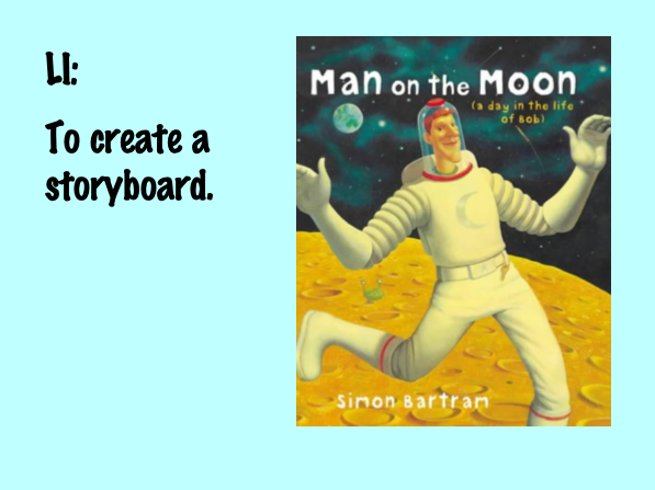 Storyboard Man on the Moon -  A Day in the Life of Bob