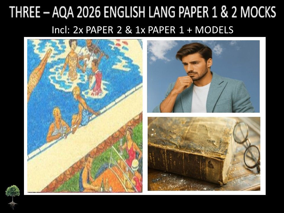 THREE - AQA PAPER 1 & 2 | 2026 FULL MOCKS | MODELS