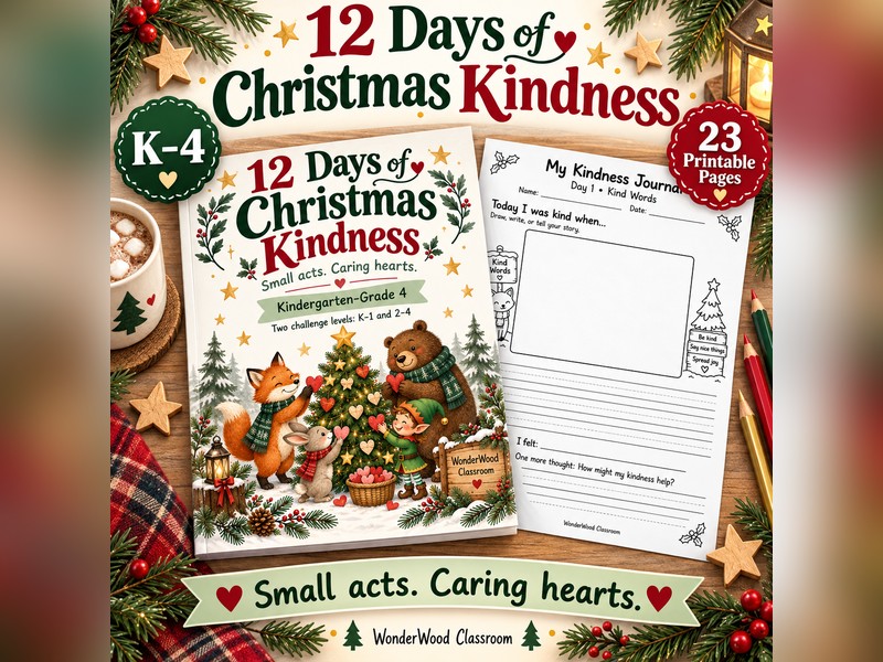 12 Days of Christmas Kindness K-4