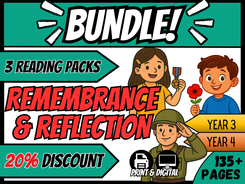 Remembrance & Reflection | Reading Comprehension | Year 3/4