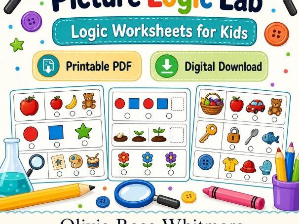 Picture Logic Lab Thinking Pages