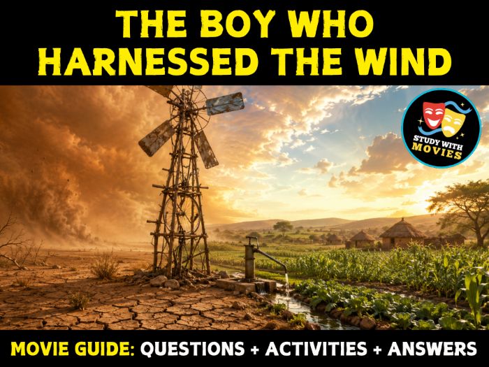 The Boy Who Harnessed the Wind (2019) Movie Guide - Questions and Activities with Answers