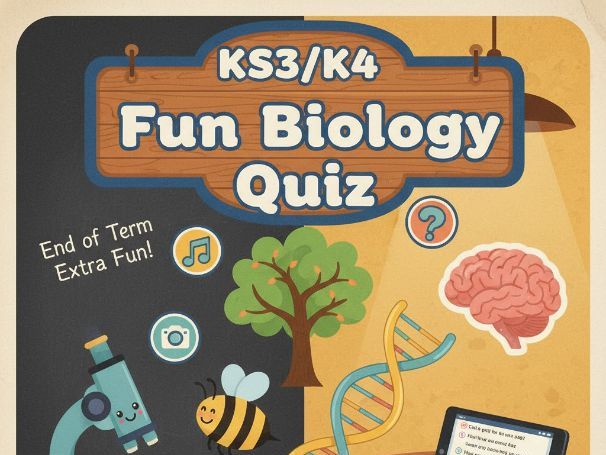 KS3/KS4 Fun Biology Quiz