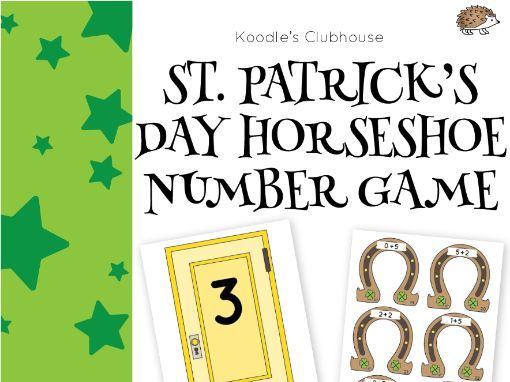 St. Patrick’s day horseshoe number game