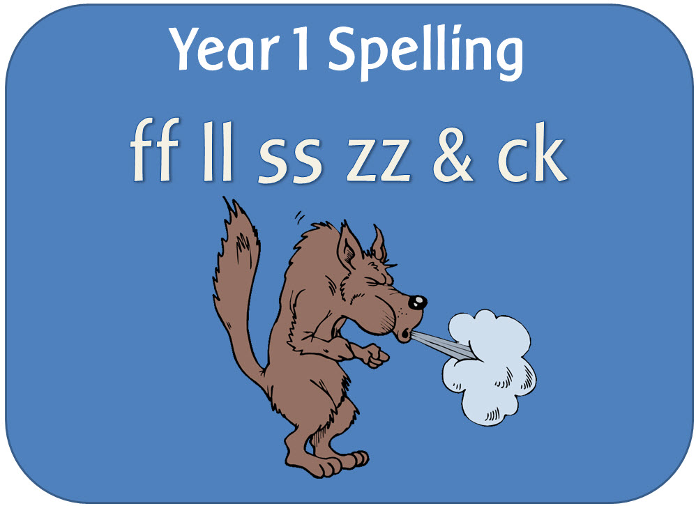 SPaG Year 1 Spelling pack: Sounds spelt ff, ll, ss, zz and ck 