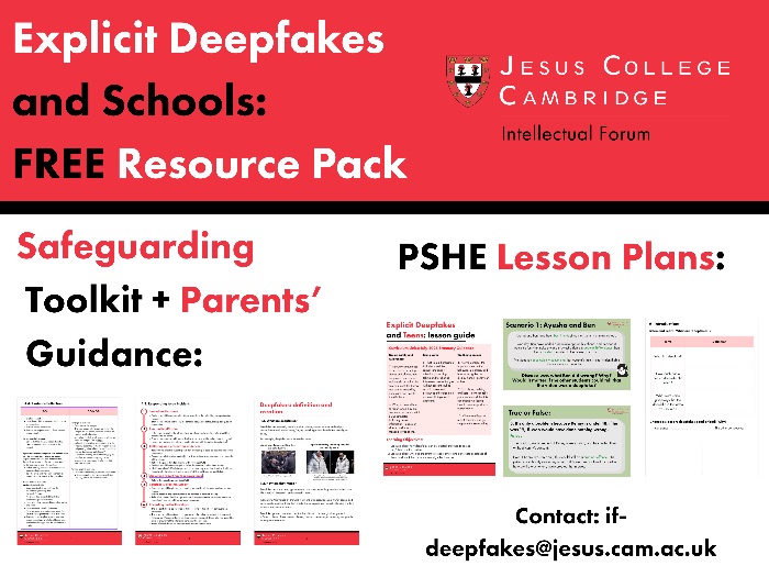 Explicit AI Deepfakes - Free Resource Pack (PSHE/Safeguarding)