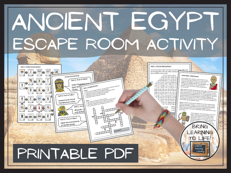 Ancient Egypt Escape Room Activity