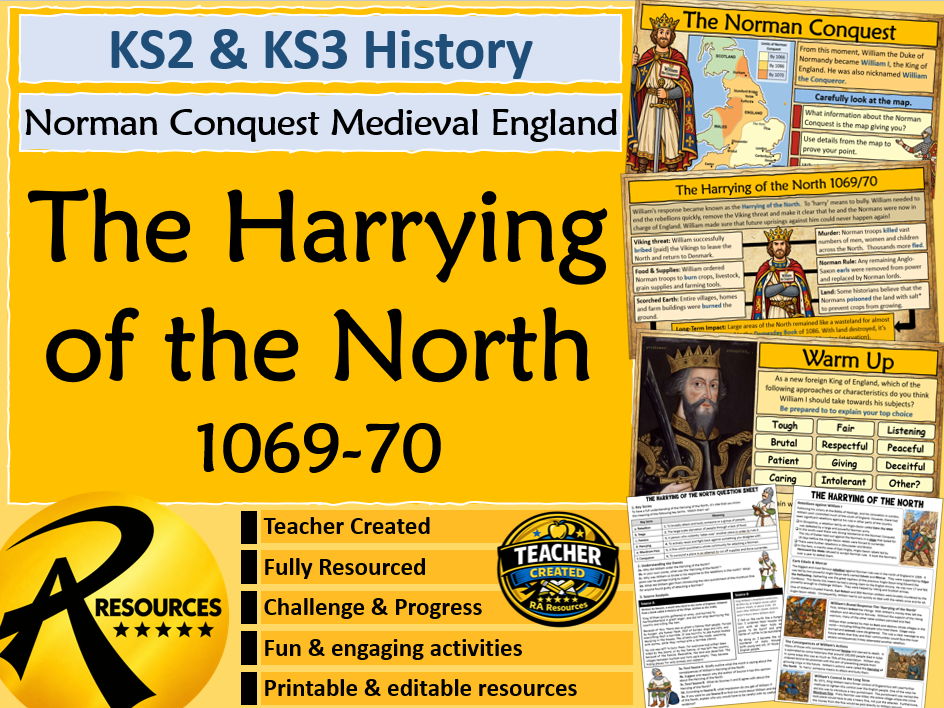 Harrying of the North & Norman Conquest - William Conqueror