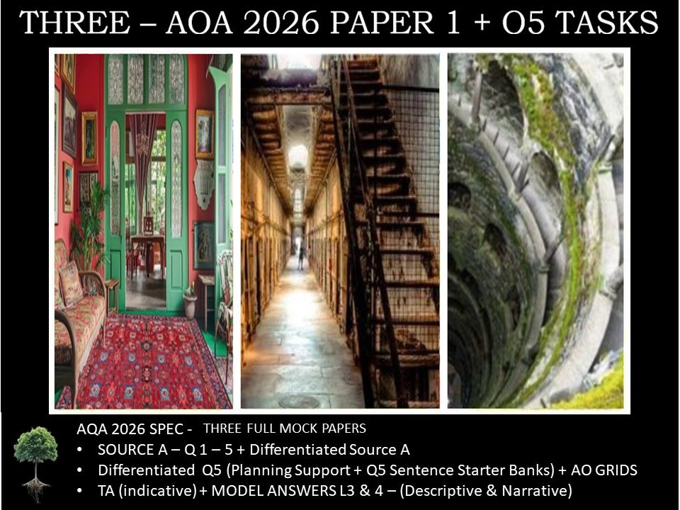 THREE - PAPER 1 | 2026 FULL MOCKS | Q5 TASKS