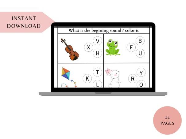 Color It: Beginning Sounds A–Z