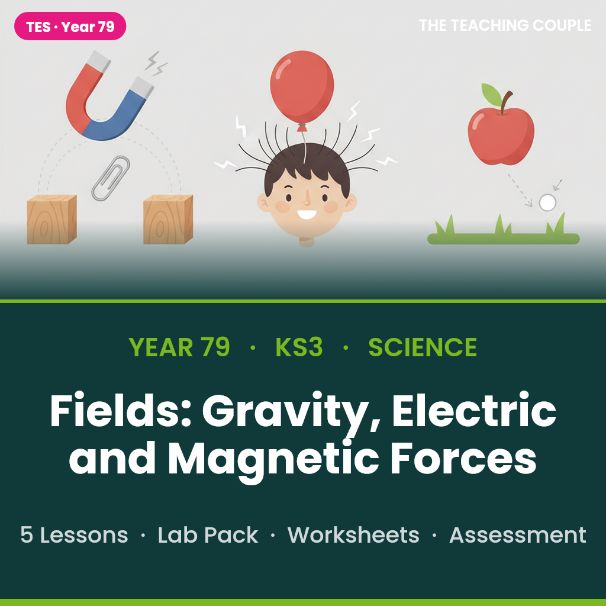 KS3 Science: Gravity, Electric & Magnetic Fields | Full Unit + Investigation